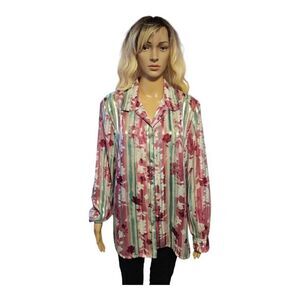 Alia vintage floral blouse